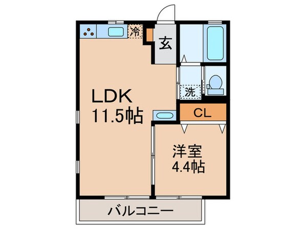 モザリエの物件間取画像